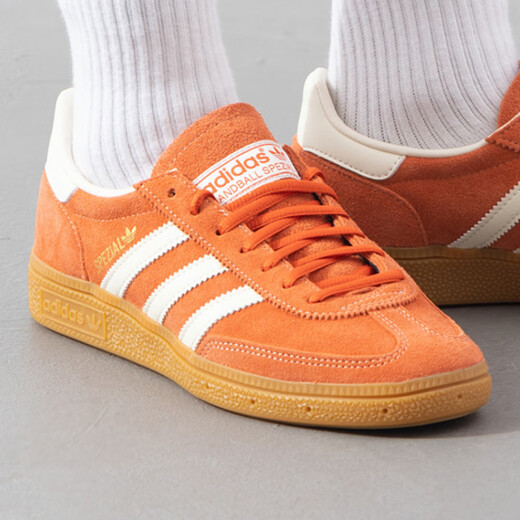 阿迪达斯（adidas）三叶草男鞋女鞋2025夏季HANDBALL SPEZIAL休闲鞋IG6191 砖红色/米白色|IG6191 36