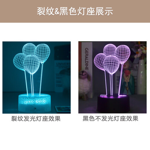 Kartengeschichte Zeit Agent Peripherales Nachtlicht Cheng Hou Luguang 3d Glühen Ins Stil Atmosphäre Light Desktop Orament Gift Cracked Fernbedienung 16 Farbe USB -Sockel und Batteriemodell 3894