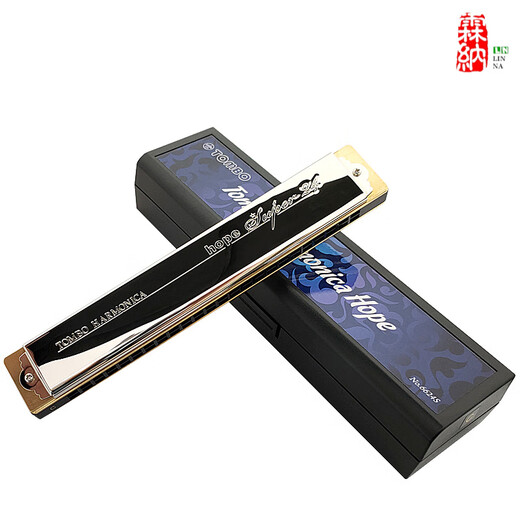 
Tombo (TOMBO) Japan TOMBO6624S24 hole polyphonic harmonica performance beginners children and elderly FNm natural tune