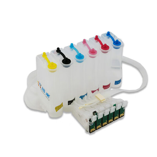 爱普生（EPSON）适用爱普生R230 210 R330 R270 T50 1390 1430打印机连供墨盒L805 R330 1390 T60加满墨水(老款)