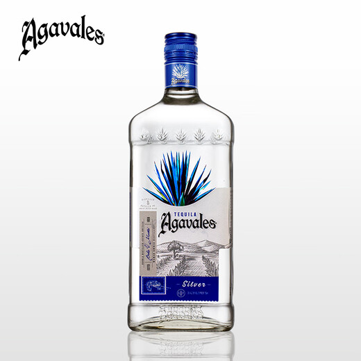 Acavilas gold and silver tequila agavales tquila foreign wine bartending base liquor tequila originally imported from Mexico silver tequila Blanco 750mL 1 bottle