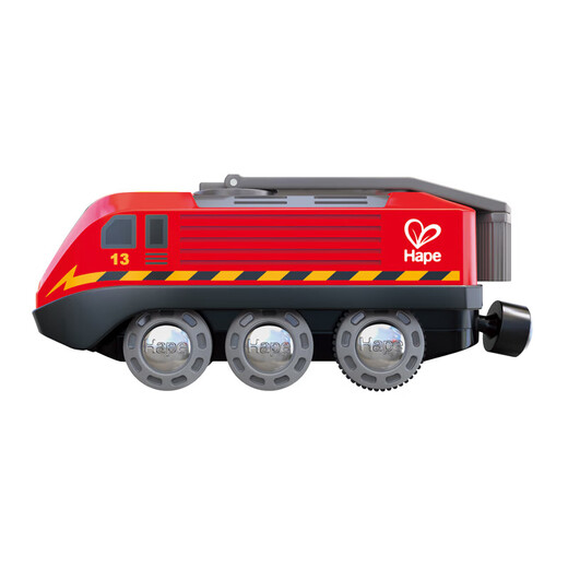 Hape Locomotive Toy Children's Track Tren 1-3-6 años Hombres y mujeres Regalo para bebés E3874 Tren de almacenamiento de energía electromagnética