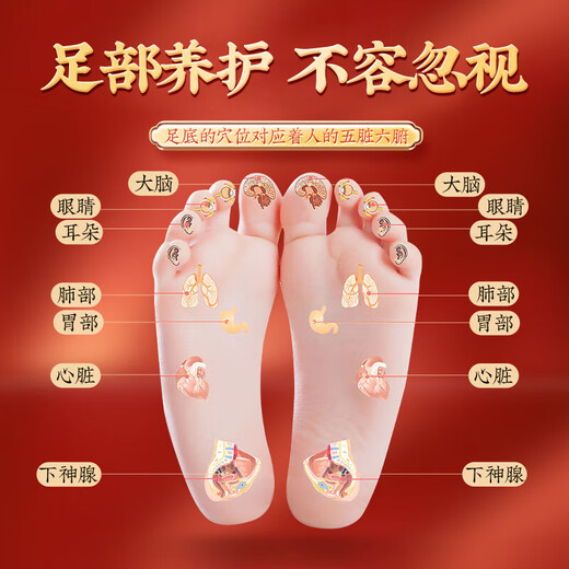 Tongrentang Old Beijing Foot Patch, Mugwort Patch, Moxibustion Patch, Moisture Reduction Patch, Dehumidification Patch, Detoxification, Slimming Belly Foot Therapy Patch