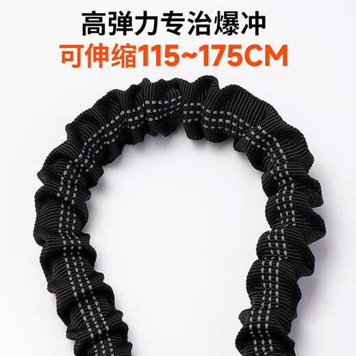 Petlimit explosion-proof dog leash medium and large dog chain pet elastic dog leash gradient blue medium long style