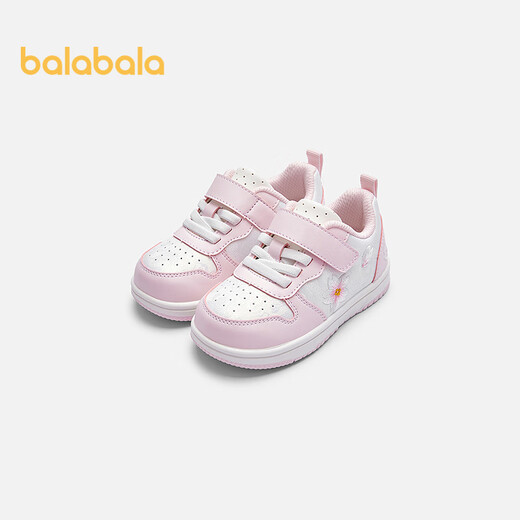 Balabala children's shoes children's toddler shoes baby shoes girls' sneakers national style embroidered 2025 spring and autumn shoes 208125145007
