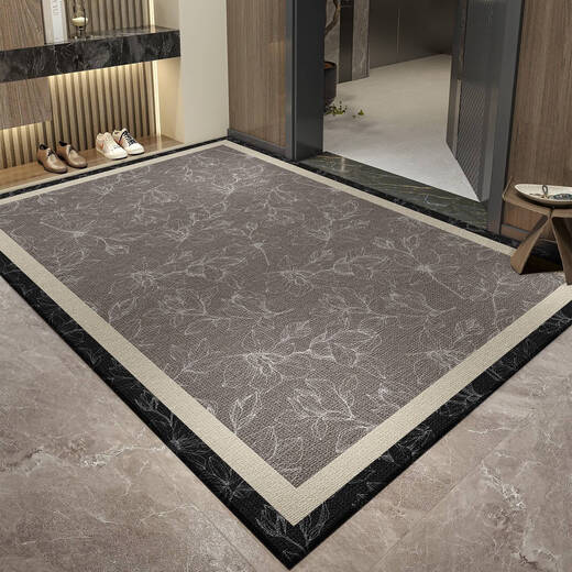 OUOETY卫辞地垫门口入户门进门脚踏定制2025新款轻奢高级感入门地毯耐脏 朝暮-14109 80cm*100cm七天无理由退换