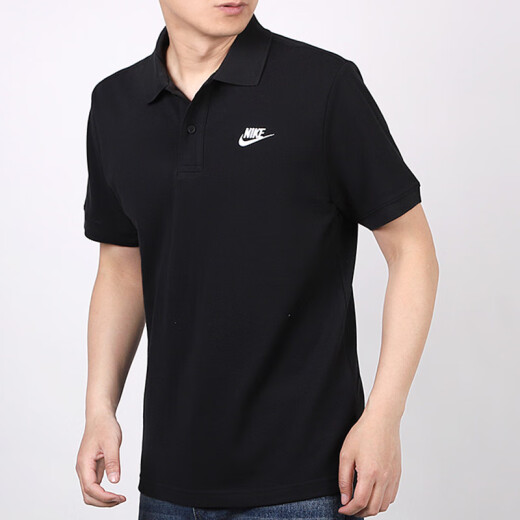 NIKE耐克短袖男T恤夏季男士运动服翻领POLO衫跑步训练半袖FN3895 FN3895-010~纯棉/2024新款/主图 2XL 185/100A180-190斤