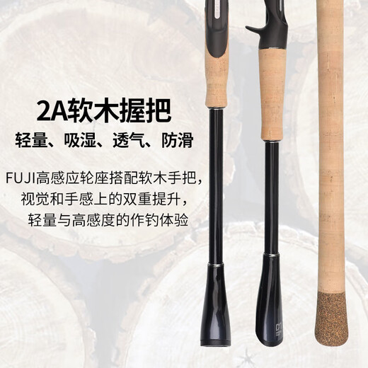 钓迷（fishingfans）澜溪MAX泛用路亚竿杆远投鲈鳜鱼直柄枪柄钓鱼竿sic导环全 682m C2.04-枪柄(虫竿)【新手/