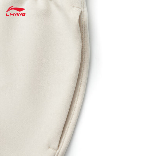 LI-NING MICRO-FLARE-HOSEN FÜR Women 2025 Sommer neue Fitness-Serie Mode hautfreundliche und komfortable Sporthosen AKLv718 Dune Khaki-5 L