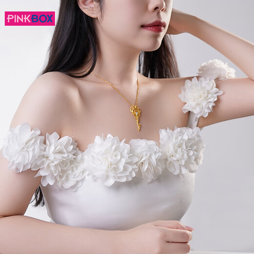 Only two pairs of Hedy Rama pendants, gold pendants, beauty and wisdom, pure gold inlaid with colored stones and pearls, in stock (including design fee of 1,880 yuan) 5.64g