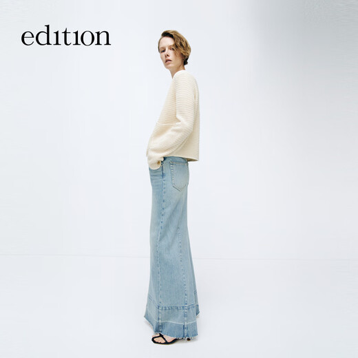 edition knitted cardigan for women spring new style gentle and delicate small fragrance style crochet hollow blouse jacket rice apricot color M