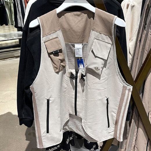 阿迪达斯 （adidas）运动背心男装夏季新款运动服梭织时尚透气舒适工装上衣马甲HE6621 HE6621 L