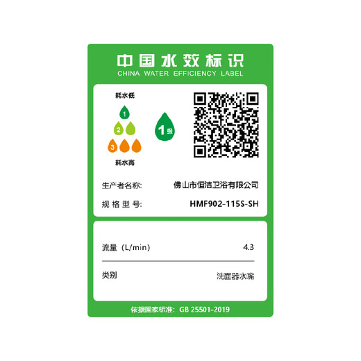 恒洁（HEGII）面盆抽拉式水龙头 洗手间卫生间冷热双控健康可抽拉面盆水龙头 *【升级数显 枪灰】902-115S-SH