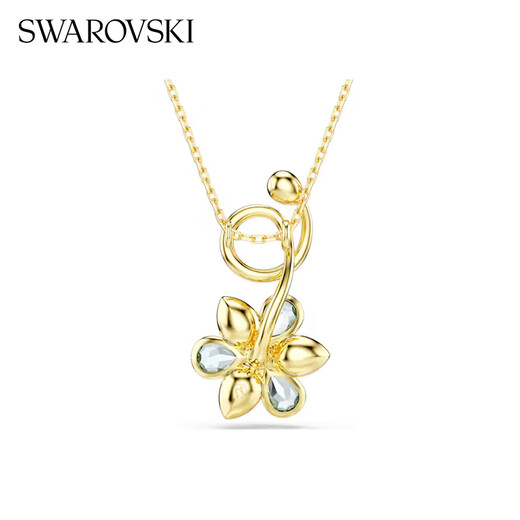 Swarovski Idyllia flower necklace Shijiafugui flower jewelry light luxury gift to girlfriend and best friend Shijiafugui flower blue 5709029