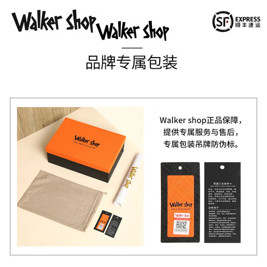 Walker Shop切尔西靴男套筒【优选头层牛皮】百搭英伦潮流马丁靴复古 深灰色 40