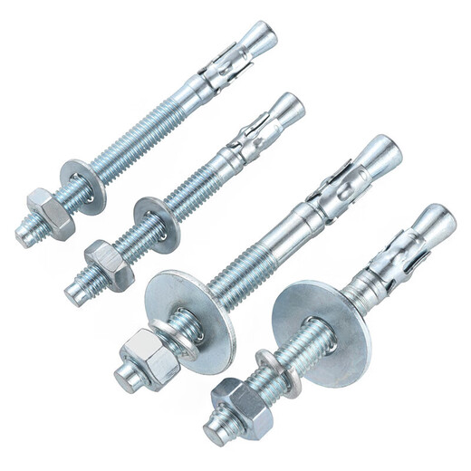 JINGGONG galvanized car repair gecko expansion screw elevator special expansion bolt pull-out bolt m6m8m10m12m16mm M6*60 (10 sets) galvanized