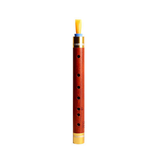Yuelu Professionelles Mahagoni -Pfeif -Musikinstrument Eintuhrer Anfänger Erwachsener Spielen Tränengasgang Fisch Tintenfisch Misik Big F Tune + 8 große Geschenke