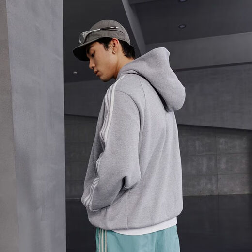 
Adidas [Jinlang Sports] Couple sports and casual loose long-sleeved hooded sweatshirt pullover JI6636 JI6636 L