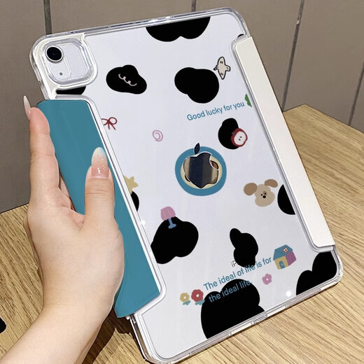 Duoyue Diolyure Cow Pattern Animal Collage 2024 Новый защитный корпус iPad Air6, подходящий для Apple Tablet Air5.