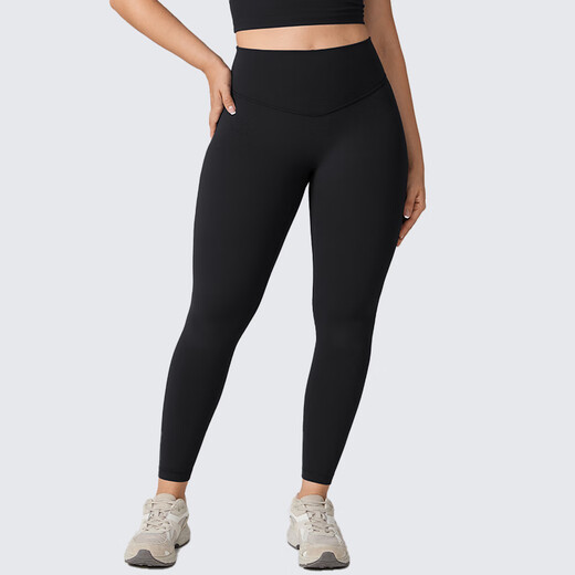 Jintang fat mm plus size yoga Pilates women's high waist butt lift 200Jin Jin is equal to 0.5kg, running thin bottoming fitness sports pants black 2XL