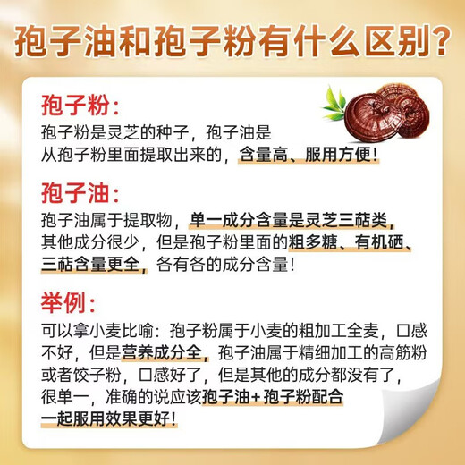Huangshan Yunle Breaking Wall Ganoderma lucidum spore pulverkapseln ganoderma lucidum spore Öl verbessert die Geschenkbox des Immunität, um Ältesten 0,33 g/Partikel*60/Box*4 Kisten zu geben