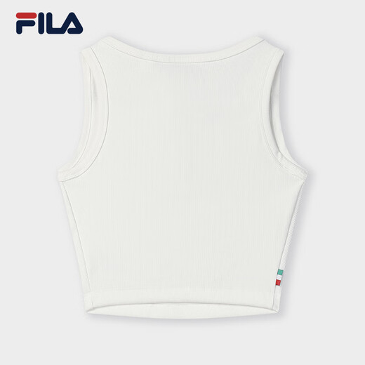 Fila offizielle Frauengestricke Weste 2025 Sommer Neue Weste Sport Slim Unterwäsche Schwarz Cloud White-Wt 170/8a/L