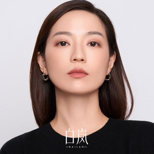 Bai Lan Pine Leaf Earrings 925 Silver Niche Earrings for Women Exquisite Fashion Temperament Niche Design Birthday Gift for Wife Pine Leaf Earrings - Silver