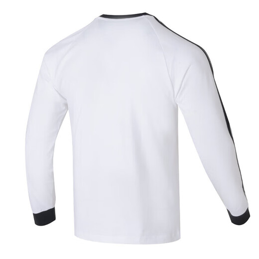 阿迪达斯 （adidas）三叶草长袖T恤男装2025夏季新款运动服圆领宽松时尚休闲套头衫 IA4879白色 XS
