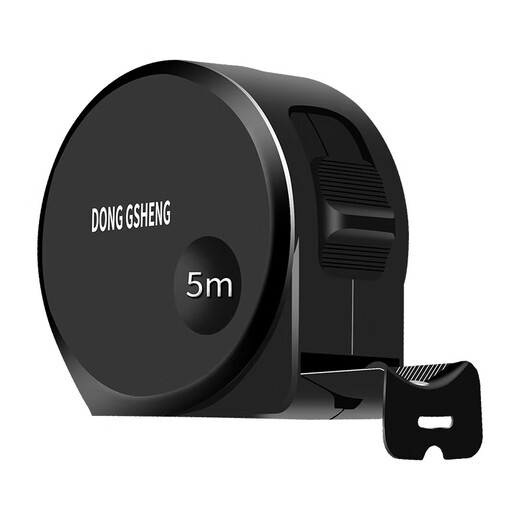 Black gold steel tape measure 5 meters 3 meters 7.5 meters 10 meters box ruler wholesale widened, hardened, thickened and durable construction site black gold 5 meters 25mm 1 piece