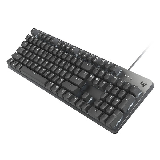 Logitech K845 Mechanische Tastatur Kabel gezeugt Gaming Keyboard Office Tastatur 104-Taste Klempner DIY Keycap E-Sports Chicken Eating Holiday Geschenk K845 Blue Achse-Ghost Walker