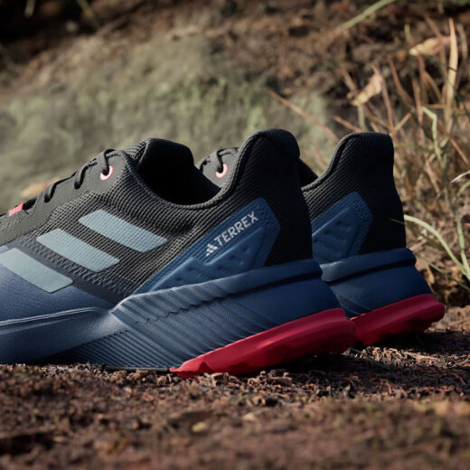 阿迪达斯 （adidas）跑步鞋男鞋2025夏季新款TERREX户外越野跑鞋缓震运动鞋透气休闲鞋 IH3880 40