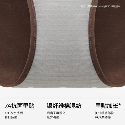 Banana 701a ropa interior para mujeres que contiene aminoácidos, seda de morera 80 piezas modal transpirable 7a antibacteriano calzoncillos 3 piezas