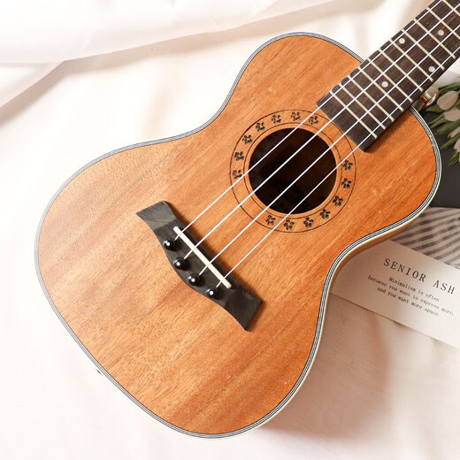 Ibanez Ukulele 23 дюйма 23 дюйма 26-дюймового начинающего начального уровня Четырехстрийный маленький гитара красочный инструмент укулеле 21-дюймовый укулеле полный басвуд розовый моно + 21 дюйм