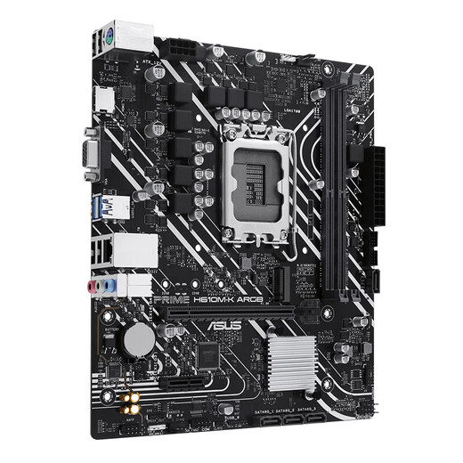 华硕（ASUS）PRIME H610M-K ARGB D4 H510M电竞游戏主板 大师系列主板 支持 CPU G6900/12400F/12100F/13100F PRIME H610M-K ARG