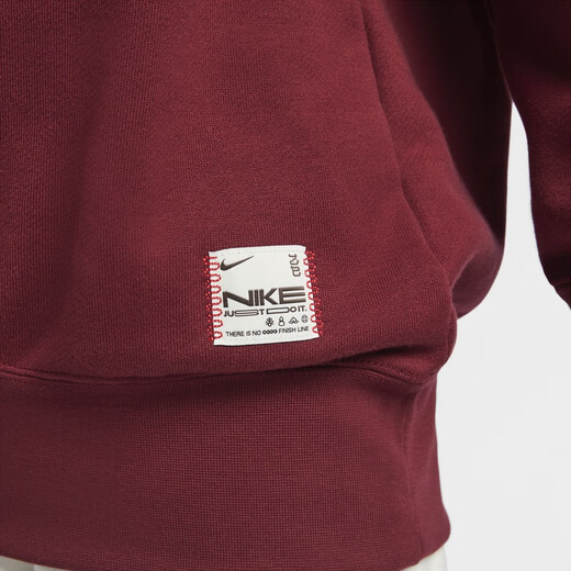 Nike (Nike) Spirit Snake Welcome Series Women's Fashion Super Loose Sweatshirt Automn Oversize Style HV8462 677 Team Red XL