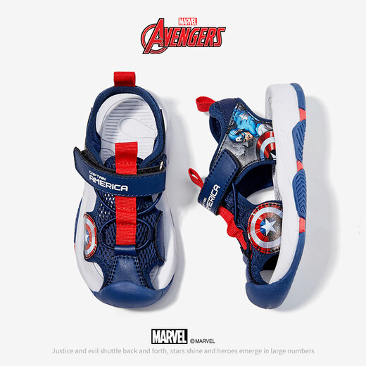 Disney pour enfants Chaussures Boys 'Toe Sandales Summer Sandales de plage extérieure Fashion DM1098A Navy 26