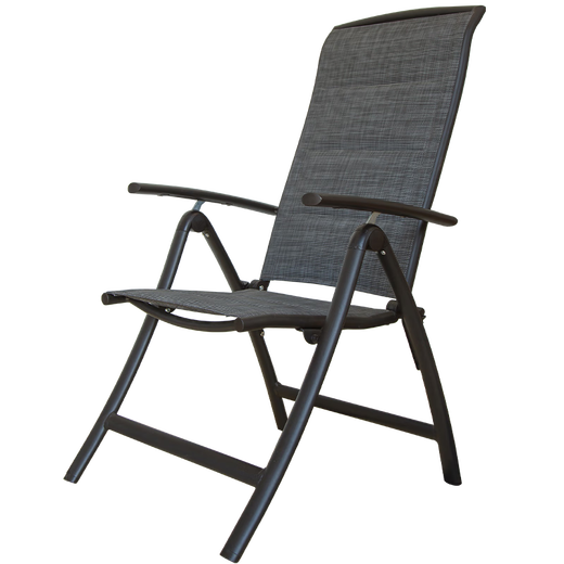 临亚（LINYA）折叠躺椅户外露营椅铝合金7档调节家用午睡椅子喜 9896夹棉款折叠椅