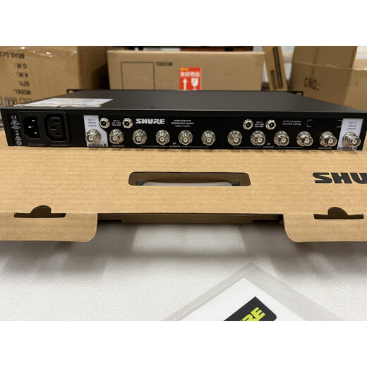 舒尔（SHURE）UA845/844天线放大器户外无线话筒接收信号功率增强器 UA844(4路)360度全指向天线