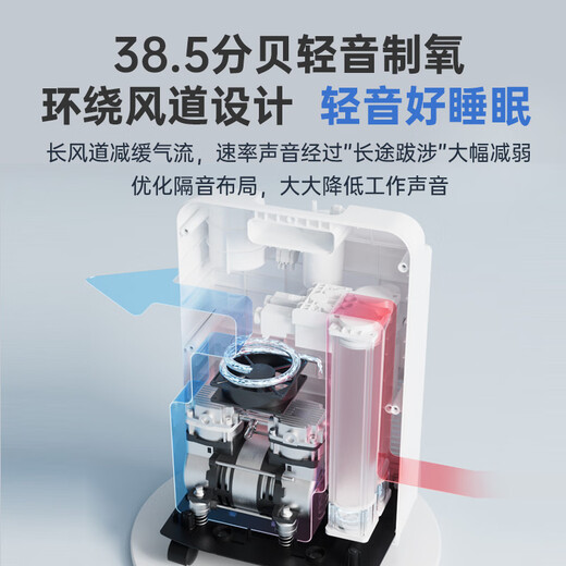 Oxygen Elf 5L medical oxygen concentrator home special oxygen machine for the elderly pregnant women oxygen machine with atomization national subsidy 51W