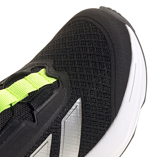 Adidas (adidas) Chaussures pour enfants Sneakers pour garçons 25 Summer Duramo Mesh Boa's Boa Running Running Casual Chores JI1694 JI1694 Noir / Metallic Silver / Citan Bright Yellow 35.5 Taille / 3UK / FOT LONGUEUR 21,5 cm