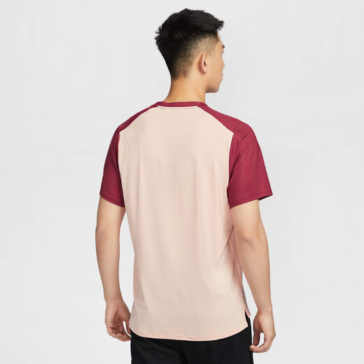Nike Nike Tennis T-Shirt Herren-Dri-Fit Schnell trocken atmungsaktive Tennis Sport Kurzarm Sommer Top Casom Coralle Red FZ9846-677 2xl