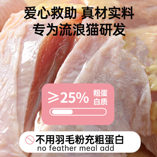 OIMG Pipi Manor No. 6 20 Jin Jin equals 0.5 kg stray cat rescue cat food full price adult cat food 4kg