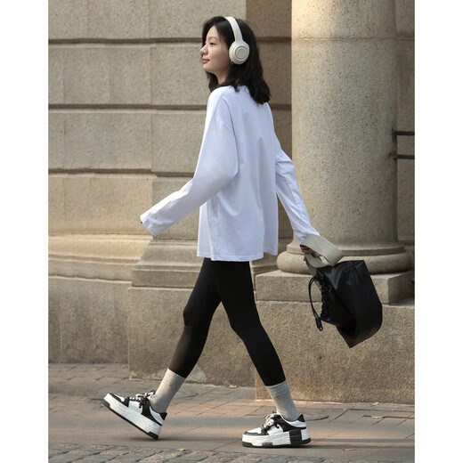 Demana basic long-sleeved white T-shirt 2025 spring and autumn off-shoulder long-sleeved basic versatile base T-shirt for women