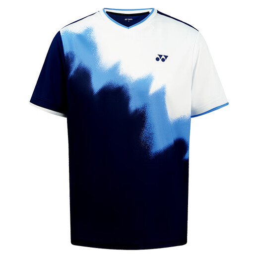 YONEX Yonex Badminton Suit Competition Training Short Sleeve 110145BCR Navy Blue + Black Shorts Set XO