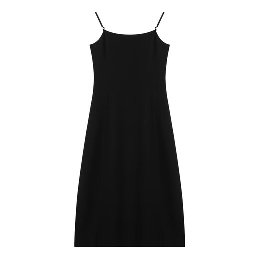 THE SEA LIFE Dress Ou Hai Yisheng suspender dress for women 2025 spring slim black waist-hugging long skirt C15258 Black Mage L
