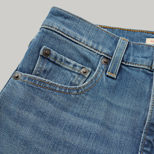 Levi's【商场同款】李维斯25夏新款女724高腰修身直筒牛仔裤18883 蓝色 29 (28)
