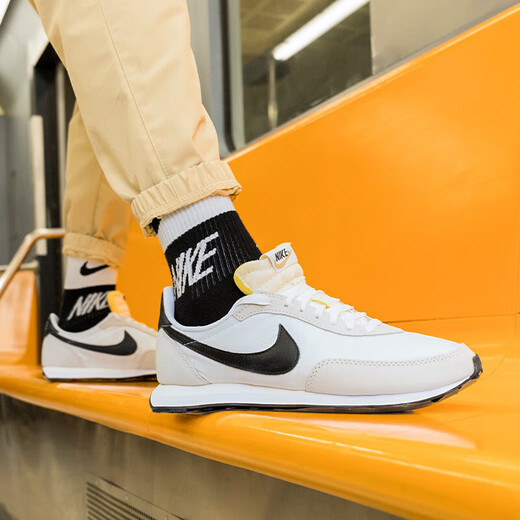 
Nike (NIKE) men's shoes 2025 spring new retro trend lightweight waffle shoes student low top casual shoes running DH1349-100 yuan ancestral gray 43