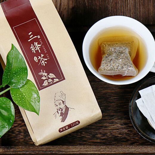 Yuankexing mittlerer und älterer Tee Sanjiang Tee Maulbeerblatt Tee Burdock Wurzel Mais Rasur Tee Cassia Samen Lotus Blatt grüne Willow Pueraria Wurzel Hawthorn Tee 30 Packs 120g