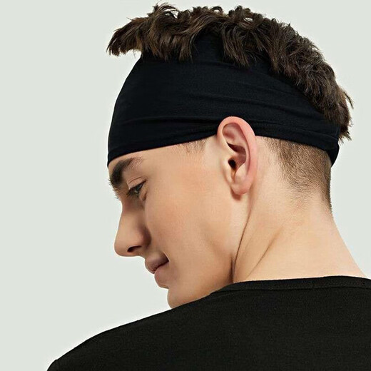 Xushansi antiperspirant belt widened hairband men sweat-absorbing headband basketball sports running turban women big head surround forehead strap