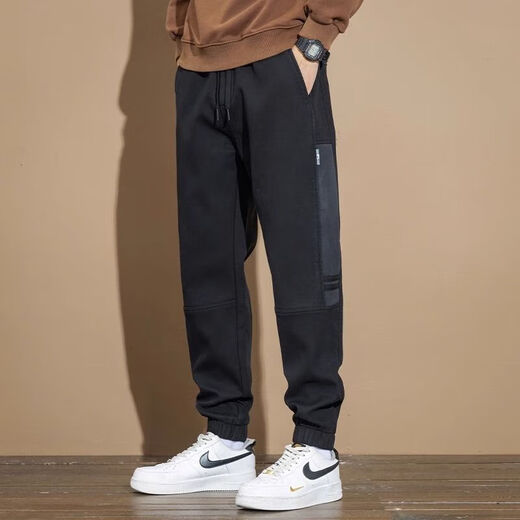 2025 Spring and Autumn New Style Body Sports and Casual Pants Men's Summer Loose Working Pants Men's Versatile Pants Y18-Gray 5XL